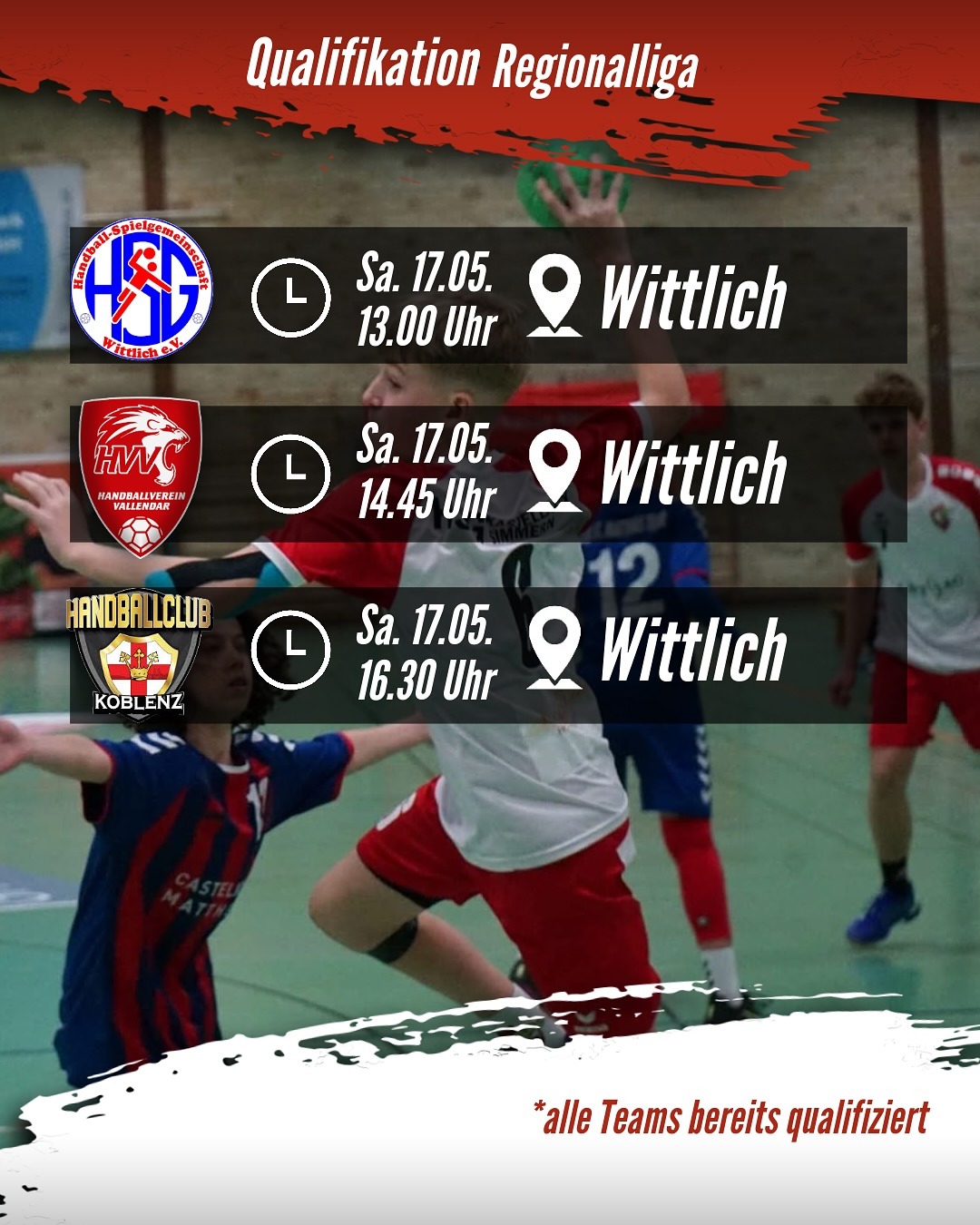 Platzierungsrunde (Regionalliga) der mC am Samstag