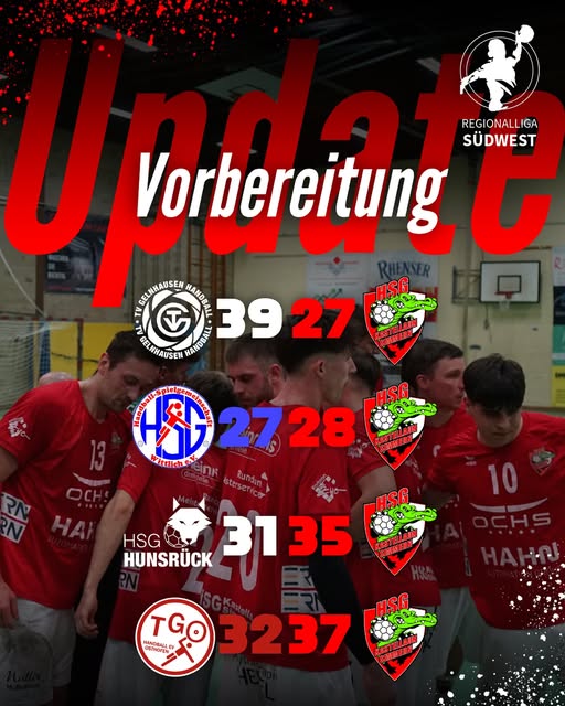 Update: Saisonvorbereitung Herren 1