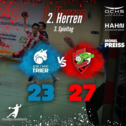 Bericht: Herren 2 mit erstem Saisonsieg gegen Trier