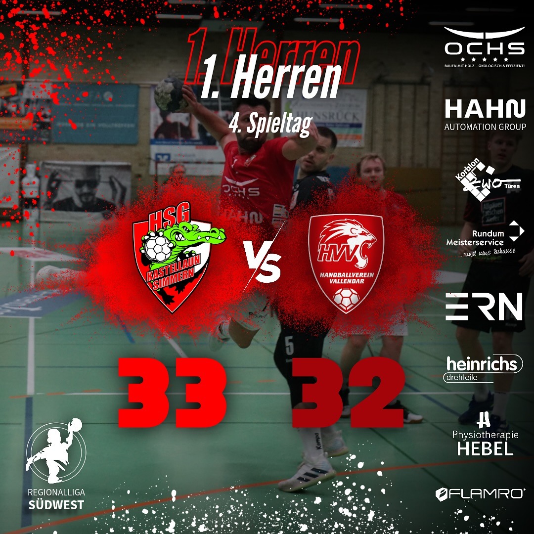 Bericht und Bilder: Sieg der Herren 1 im Derby gegen Vallendar!