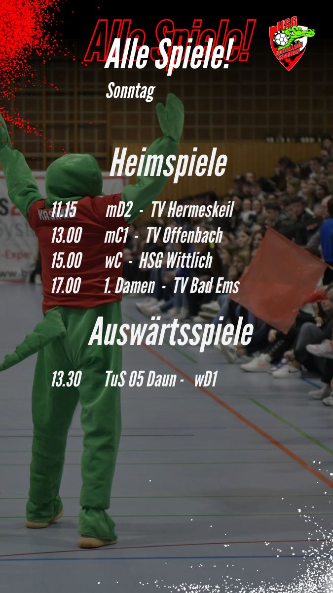 Spiele am Sonntag, den 21. September