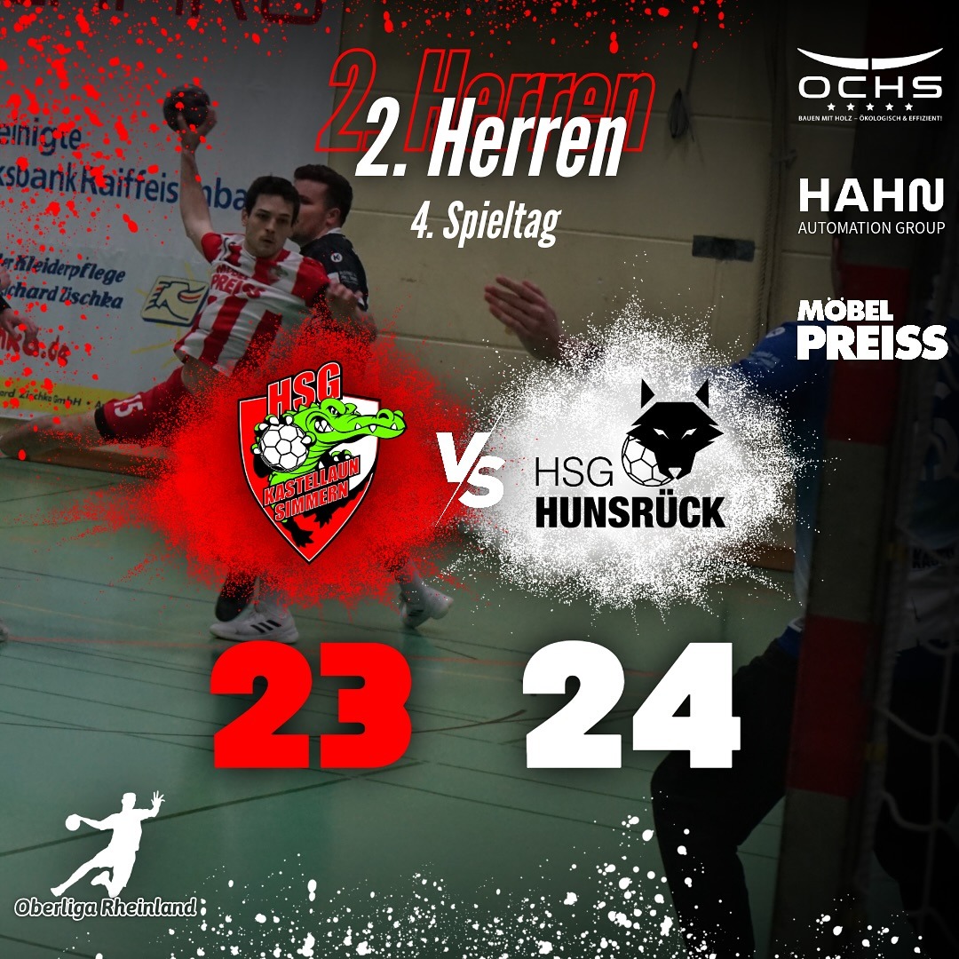 Bericht und Bilder: Herren 2 mit Derby-Krimi gegen den Meister