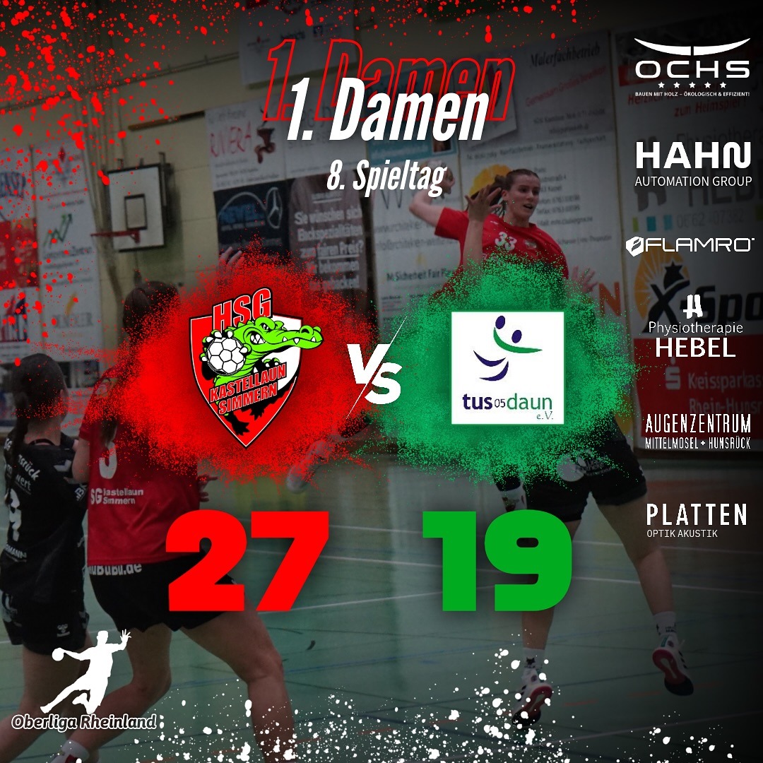 Galerie & Bericht: Damen 1 – TuS Daun 27:19