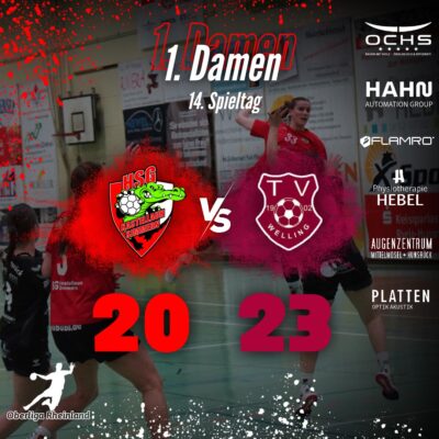 Galerie & Bericht: Damen I unterliegt Welling 20:23