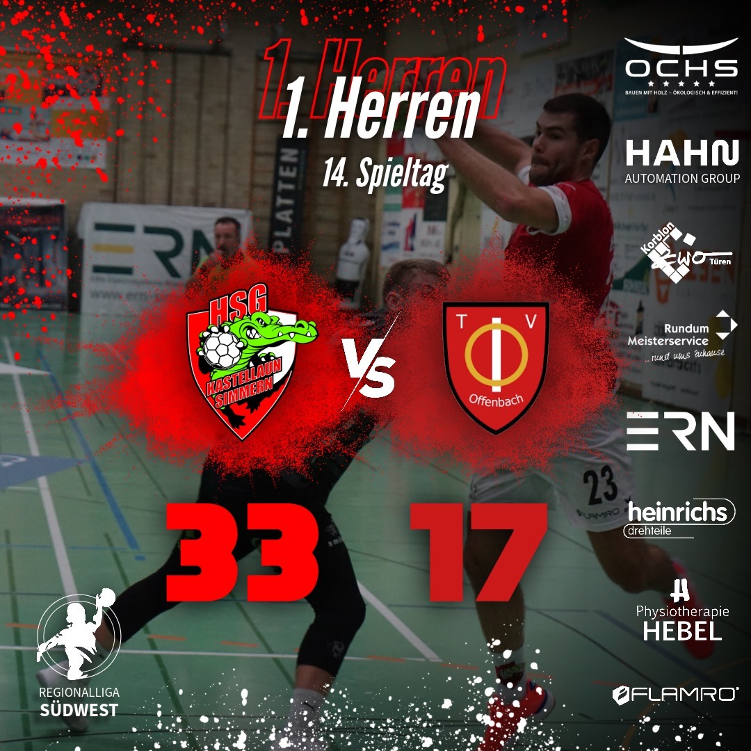 Galerie & Bericht: Herren 1 mit sicherem Sieg gegen Offenbach