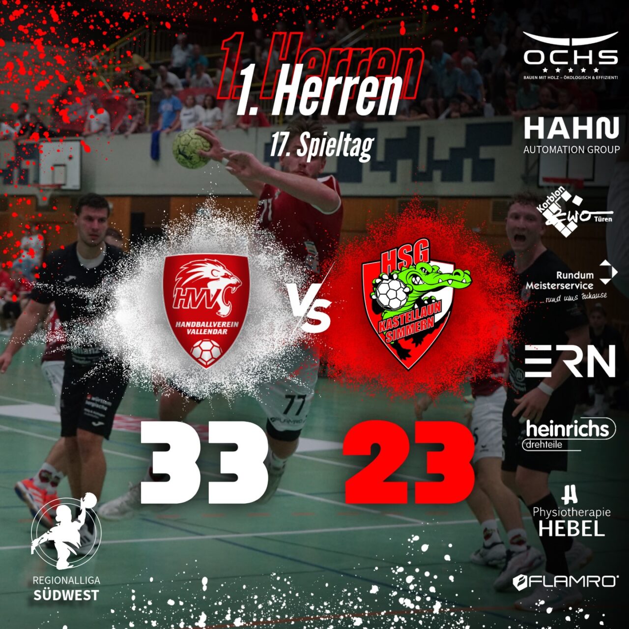 Bericht und Bilder: Deutliche Niederlage für die Herren I in Vallendar.