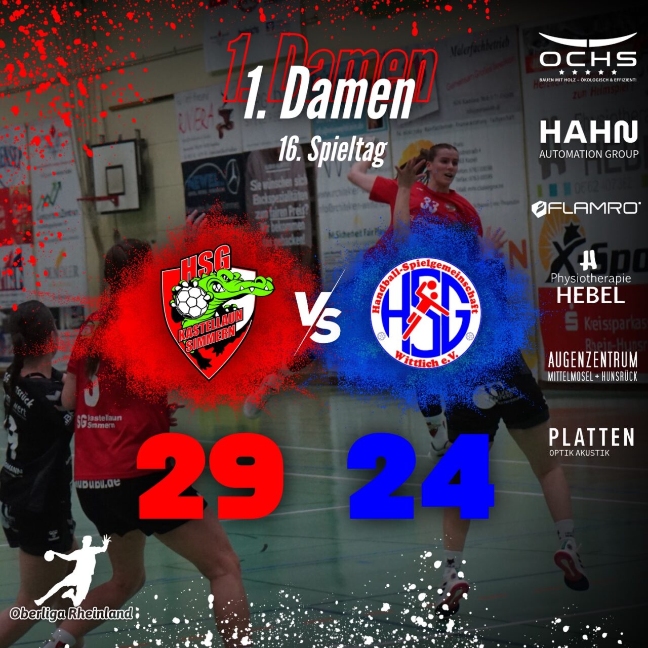 Galerie: Damen I mit Heimsieg gegen HSG Wittlich II!