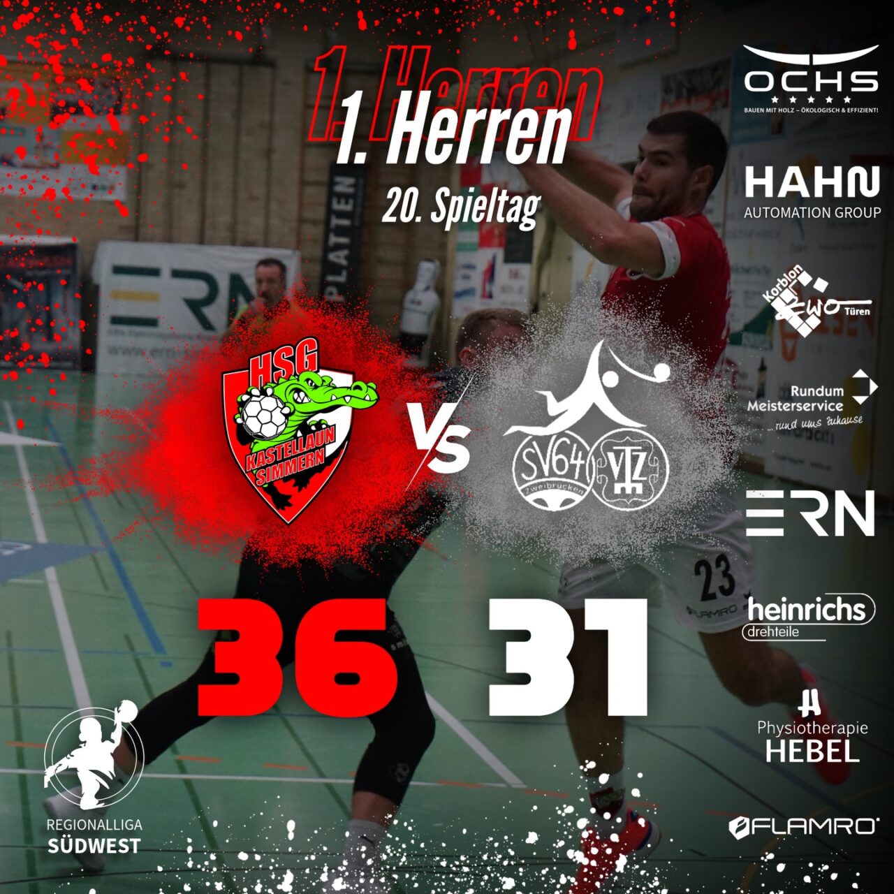 Bericht & Galerie: Heimsieg der Herren I gegen den Tabellenzweiten aus Zweibrücken!