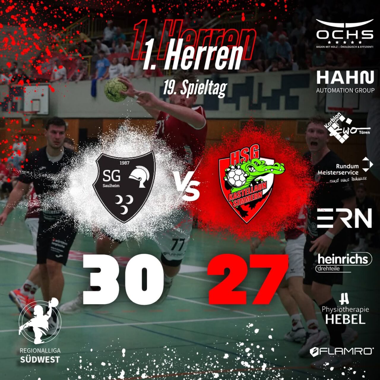 Bericht: Enttäuschende Niederlage der Herren 1in Saulheim