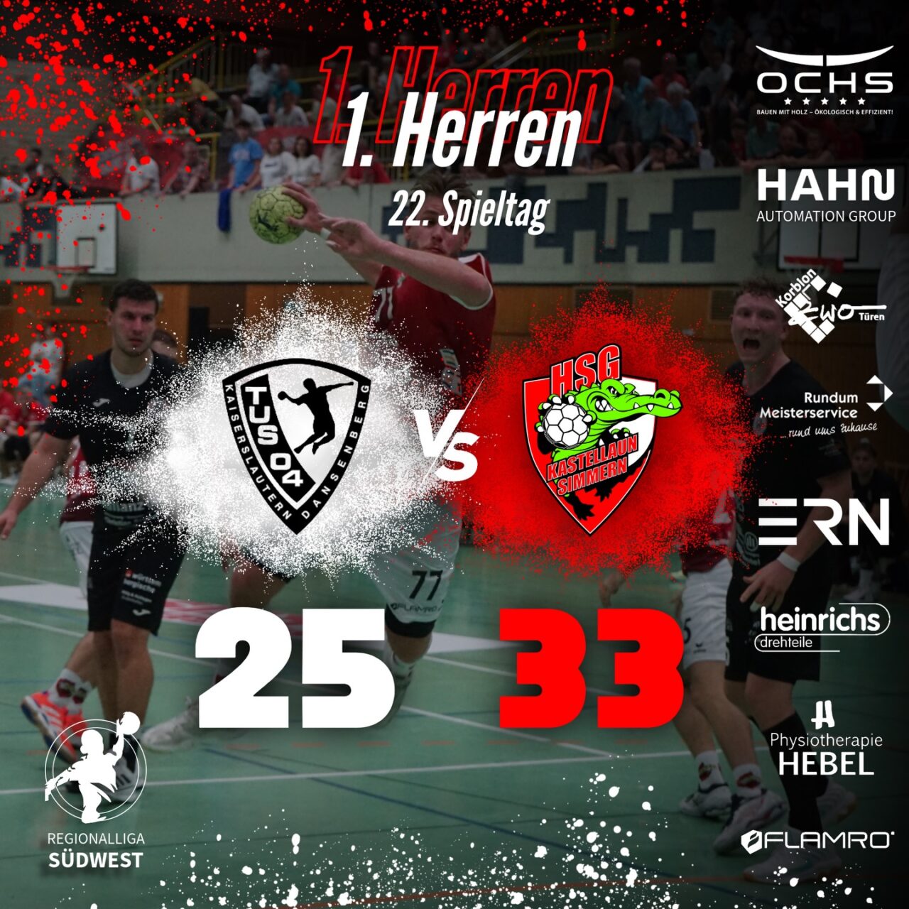 Galerie & Bericht: Auswärtssieg der Herren 1 auf dem hitzigen Dansenberg!